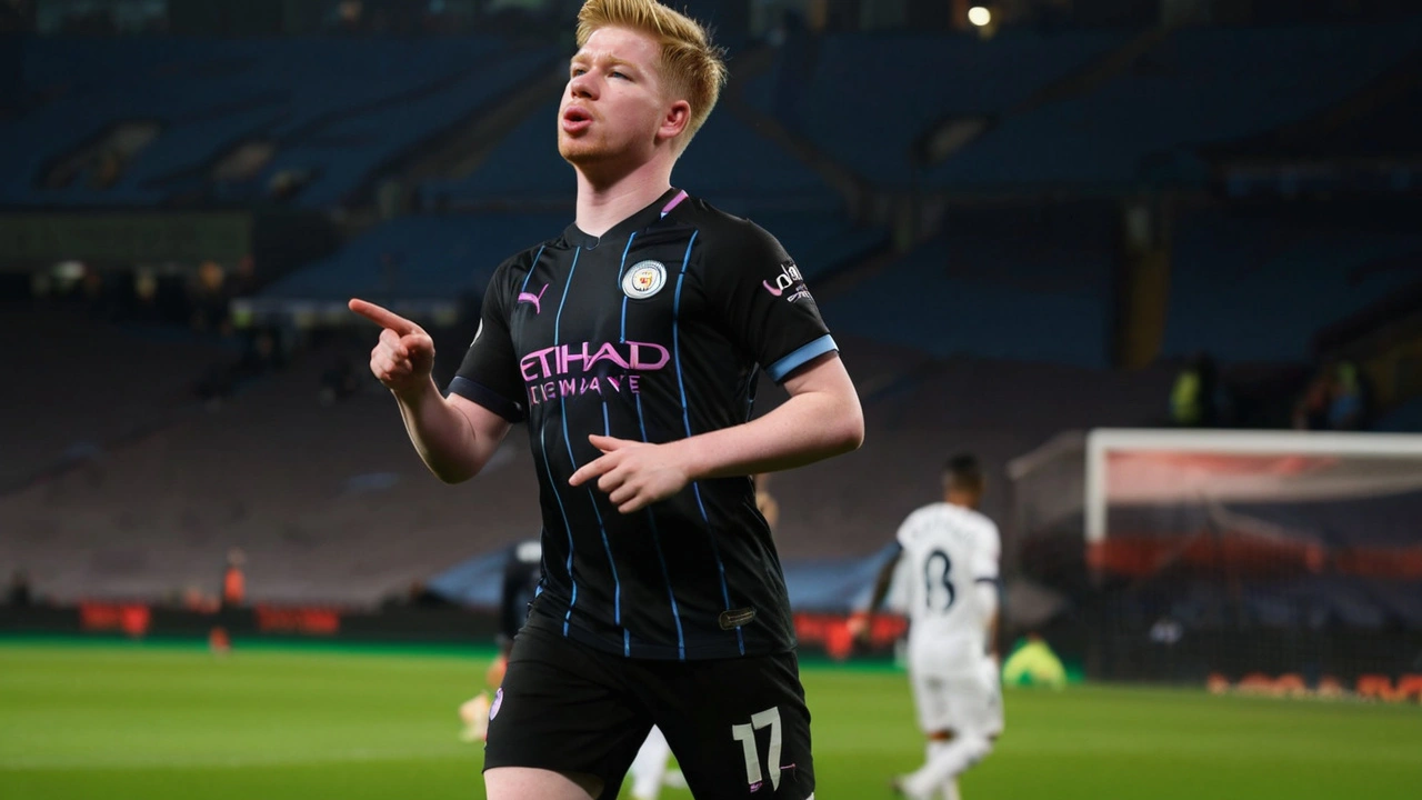 Histórico de De Bruyne no Manchester City